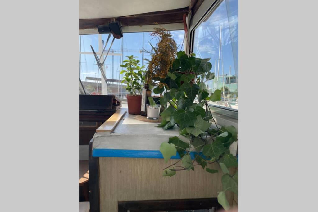 מלון סנט אדריה דה בסוס Beautiful 70S Vintage Yacht Boat In Barcelona מראה חיצוני תמונה